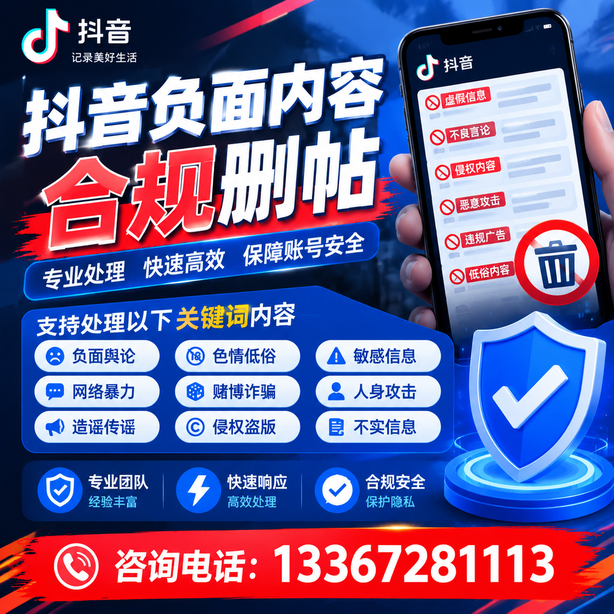 泸州抖音舆情合规处置